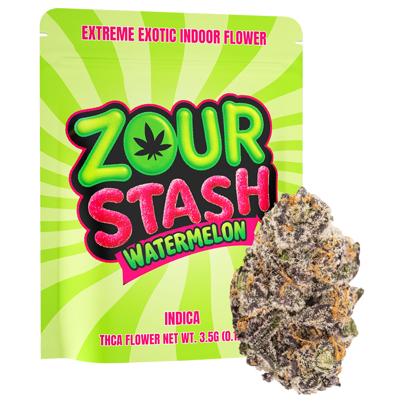 Zour Stash Watermelon Extreme Exotic Indoor Flower(Indica)