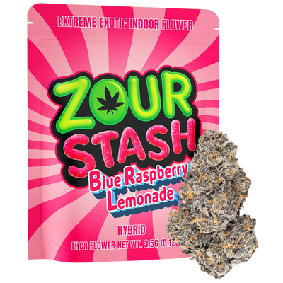 Zour Stash Blue Raspberry Lemonade Extreme Exotic Indoor Flower(Hybrid)