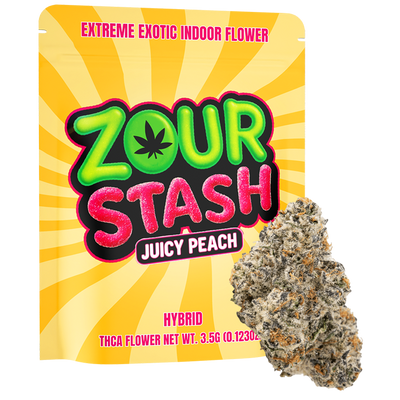 Zour Stash Juicy Peach Extreme Exotic Indoor Flower(Hybrid)