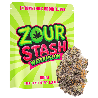 Zour Stash Watermelon Extreme Exotic Indoor Flower(Indica)