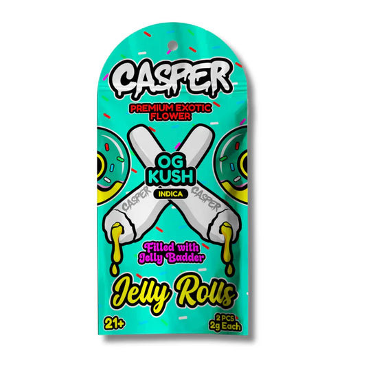 Casper Premium Exotic Flower Filled with Jelly Badder Jelly Rolls