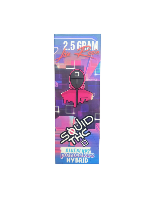 Squid THC 2.5 Gram Live Rosin Disposable Device Blueberry Pancakes(Hybrid)