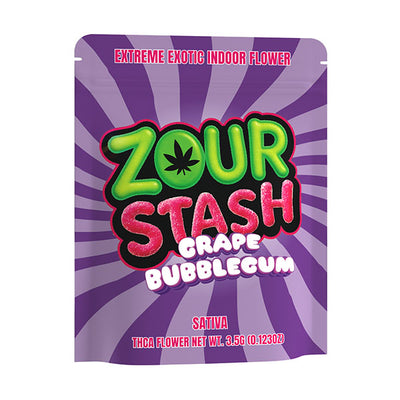 Zour Stash Grape Bubblegum Extreme Exotic Indoor Flower(Sativa)